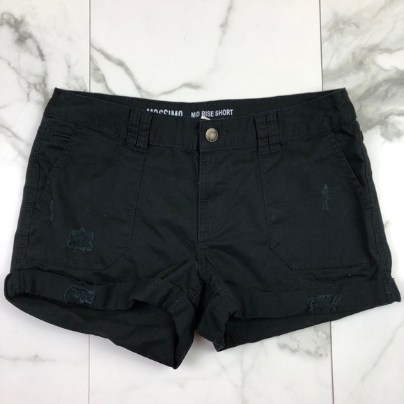 Mossimo Supply Co. Pants - Mossimo Black Mid-Rise Cuffed Shorts 4